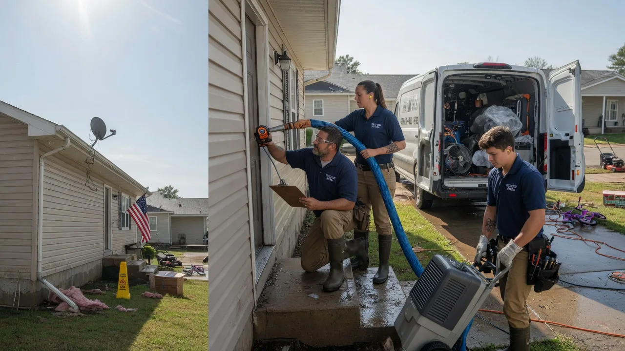 Ceiling Water Damage Restoration in Cotton Valley, LA near me