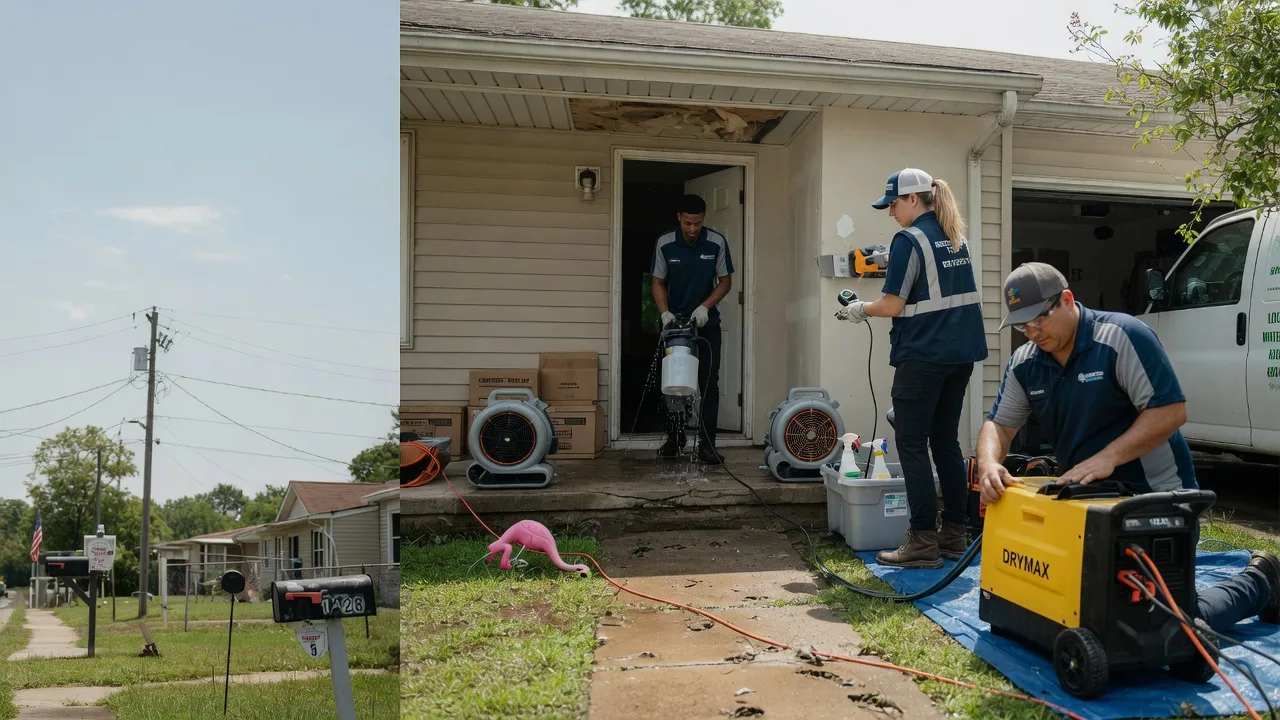 Storm Damage Water Removal in Cotton Valley, LA near me